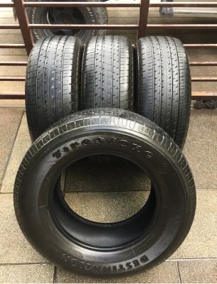 ยาง Firestone 265 65 17 กลางปี15 ดอกเต็ม ไม่มีปะ เนื้อนิ่มๆ ใช้ยาว ราคาไม่แพง