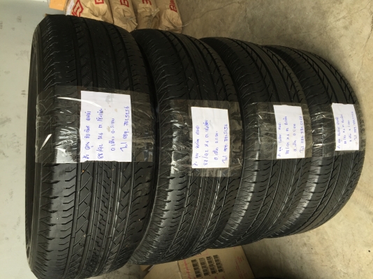 ยาง Firestone 265 65 17 กลางปี15 ดอกเต็ม ไม่มีปะ เนื้อนิ่มๆ ใช้ยาว ราคาไม่แพง