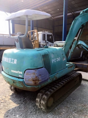 ขาย รถขุด KOMATSU PC30-7E ระบบไว เครื่องดี ปั๊มไฮดรอลิคเร็ว โทร.098-2564422   Line: @ktbmotor
