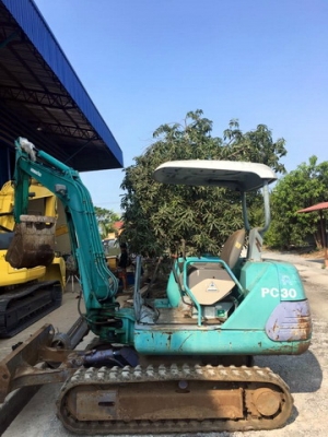 ขาย รถขุด KOMATSU PC30-7E ระบบไว เครื่องดี ปั๊มไฮดรอลิคเร็ว โทร.098-2564422   Line: @ktbmotor