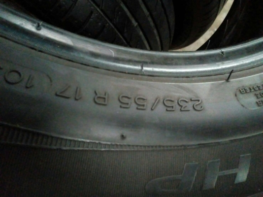 235/55R17  MICHELIN PLIMACY HP สวยๆ ชุด 4 เส้น  tel. 081-427-3941