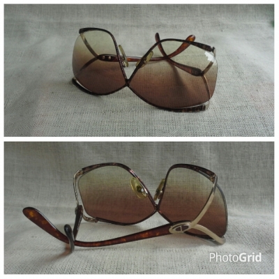 แว่นตาบัตเตอร์ฟายล์ ค.ศ.1983  &#039;โฉมสะคราญอันดับหนึ่งของแผ่นดิน&#039;  Vintage CHRISTIAN DIOR handmade in Austria