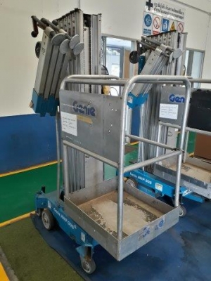 กระเช้าไฟฟ้า ยกสูง 9 เมตร GINIE AWP-30S มือสองญี่ปุ่น