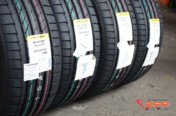 DUNLOP SP SPORT MAXX TT 215/45R18 เส้นละ 8,500 บาท DUNLOP SP SPORT MAXX TT 215/45R18 เส้นละ 8,500 บาท