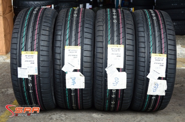 DUNLOP SP SPORT MAXX TT 215/45R18 เส้นละ 8,500 บาท