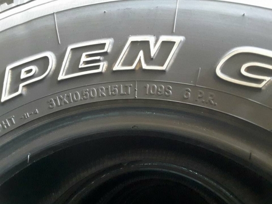 TOYO HT ขนาด 31-10.5-15 ปี12 สภาพสวยๆ 1ชุด