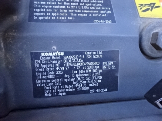 KOMATSU PC120-8 สวย ๆ มือสองญี่ปุ่น