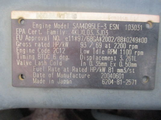 KOMATSU PC120-8 สวย ๆ มือสองญี่ปุ่น