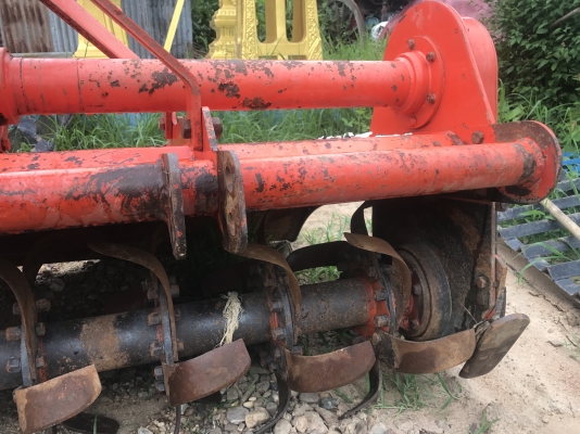 ขาย โรตารี่ ตราช้าง RX 180 ใส่รถไถ 45-47-50 แรง พร้อมยอย พร้อมใช้งาน  ใบเต็ม สีเดิม