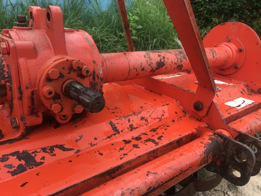 ขาย โรตารี่ ตราช้าง RX 180 ใส่รถไถ 45-47-50 แรง พร้อมยอย พร้อมใช้งาน  ใบเต็ม สีเดิม