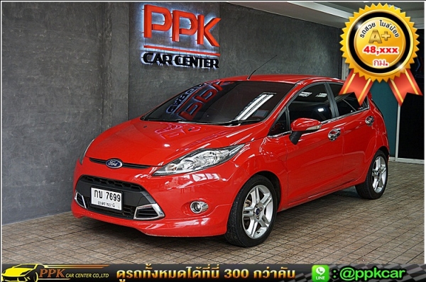 2013 FORD FIESTA 1.6 SPORT E20 สีแดง เกียร์ออโต้