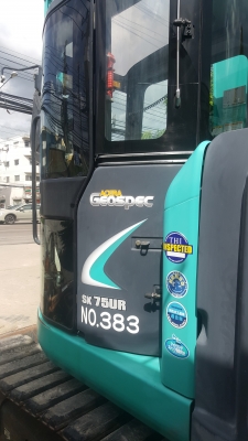 ขายจ้า KOBELCO SK75UR-5 รถเก่าญี่ปุ่นแท้ๆ   ใช้งานน้อย 3,xxx  รถสวย พร้อมใช้งาน รถปี 2008 เอกสารครบ
