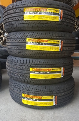 ขายยางใหม่ค้างปี185/60/15 ปี16 DEESTONE R302