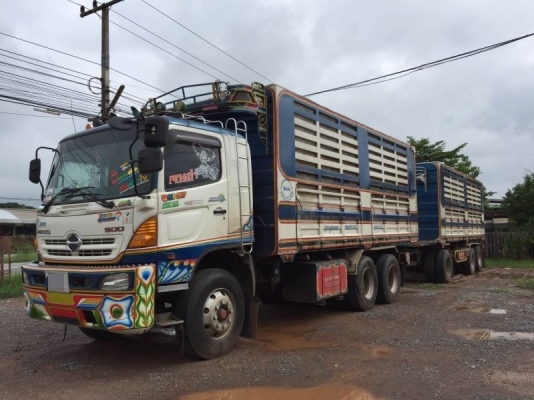 ขาย HINO 344 พ่วงแม่ลูก กระบะเหล็กคอกเกษตร อู่ ซีทีทรัค รถปี 55 ขาย HINO 344 พ่วงแม่ลูก กระบะเหล็กคอกเกษตร อู่ ซีทีทรัค รถปี 55