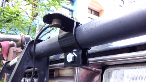 เม้าท์สายอากาศ ว. BullBar Antenna