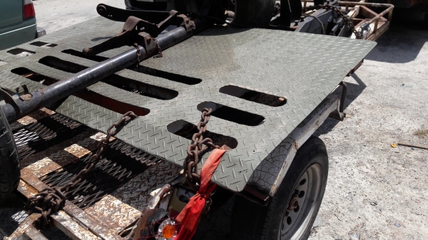 ลิฟท์ฝาท้ายเก่านอก ใส่ ISUZU  ELF NKR