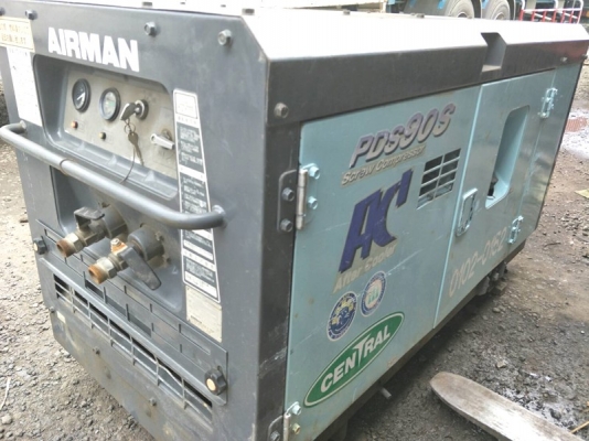 เครื่องปั๊มลม แอร์แมน PDS90SC air compressor 7 bar 90cfm. มือสอง ญี่ปุ่น by OEK