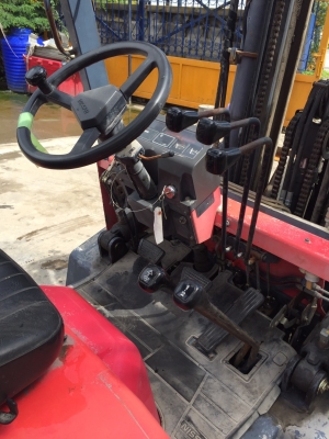 NISSAN N02 รถยกขนาด2ตัน เครื่องเบนซิล+แก๊ส เกียร์ธรรมดา เสาสูง4.30เมตร สนใจติดต่อ 083-062-0223(ปอนด์)