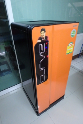 ตู้เย็น TOSHIBA 6.2 คิว สีส้ม รุ่น GR-B175Z สภาพใหม่
