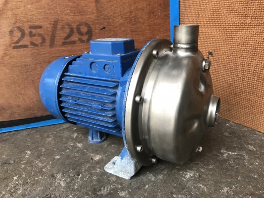 ขายปั้มน้ำหอยโข่งหัวสแตนเลส Stac 1HP. 380V made in Italy สภาพดีเดิมๆ วิ่งนิ่ม พร้อมใช้งาน