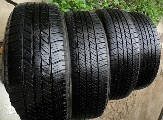 ยาง17กระบะสูง บริดสโตน 265-65-17ลงพื้นปี16 ดอกหนา1เซ็น ไม่มีปะเลย