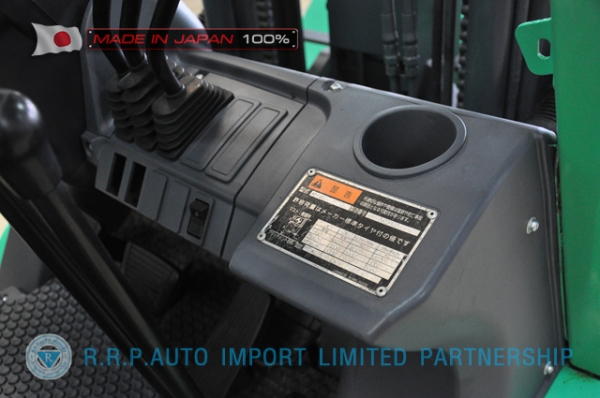 ขายรถโฟล์คลิฟท์มือสอง MITSUBISHI รุ่น FD20D-F18C-20140 นำเข้าจากประเทศญี่ปุ่น 100\% ไม่เคยใช้งานในไทย
