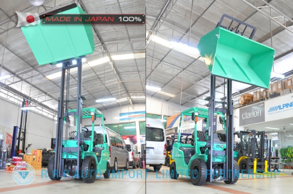 ขายรถโฟล์คลิฟท์มือสอง MITSUBISHI รุ่น FD20D-F18C-20140 นำเข้าจากประเทศญี่ปุ่น 100\% ไม่เคยใช้งานในไทย