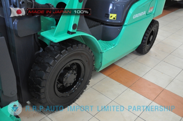 ขายรถโฟล์คลิฟท์มือสอง MITSUBISHI รุ่น FD20D-F18C-20140 นำเข้าจากประเทศญี่ปุ่น 100\% ไม่เคยใช้งานในไทย