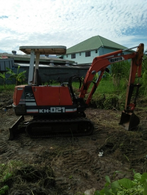 ขาย แบคโฮ  คูโบต้า พร้อมเทเลอร์พ่วง