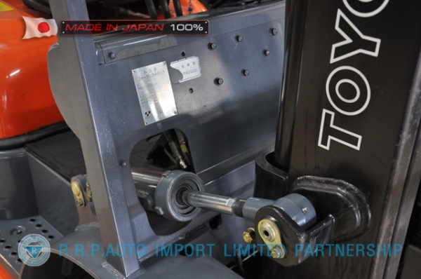 ขายรถโฟล์คลิฟท์มือสอง TOYOTA รุ่น 6FG25-31546 นำเข้าจากประเทศญี่ปุ่น 100\% ไม่เคยใช้งานในไทย