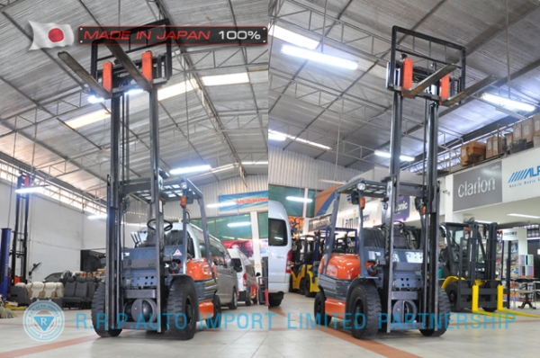 ขายรถโฟล์คลิฟท์มือสอง TOYOTA รุ่น 6FG25-31546 นำเข้าจากประเทศญี่ปุ่น 100\% ไม่เคยใช้งานในไทย