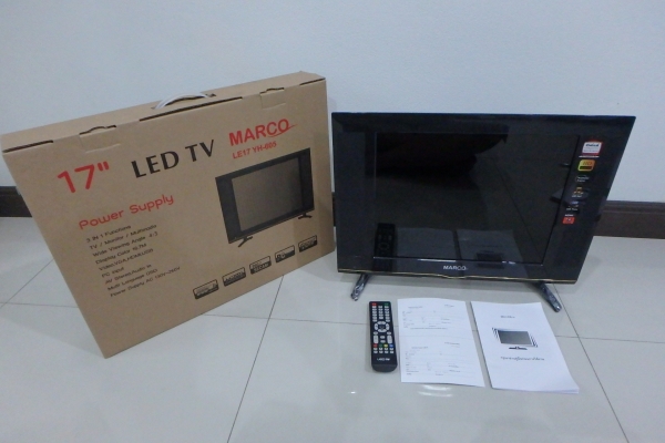 LED TV MARCO 17 นิ้ว รุ่น LE17 มือสอง สภาพใหม่ มีรีโมท LED TV MARCO 17 นิ้ว รุ่น LE17 มือสอง สภาพใหม่ มีรีโมท