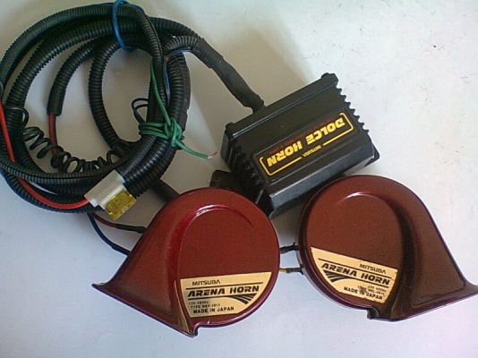 แตรไฟฟ้า 2 เสียง mitsuba แท้ japan