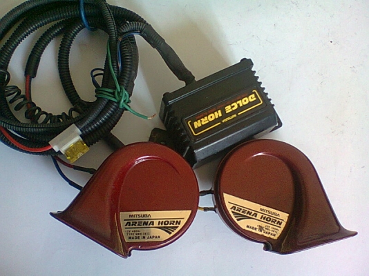 แตรไฟฟ้า 2 เสียง mitsuba แท้ japan