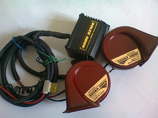 แตรไฟฟ้า 2 เสียง mitsuba แท้ japan