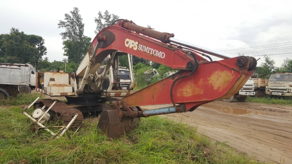 ขาย แบคโฮ SUMITOMO F2 เครื่องกับปั้มไฮดรอริค ยกลงมาซ่อมเสร็จแล้วยังไม่ได้ยกขึ้น ขายตามสภาพให้ไปประกอบเองนะครับ เอกสารใบซื้อขาย