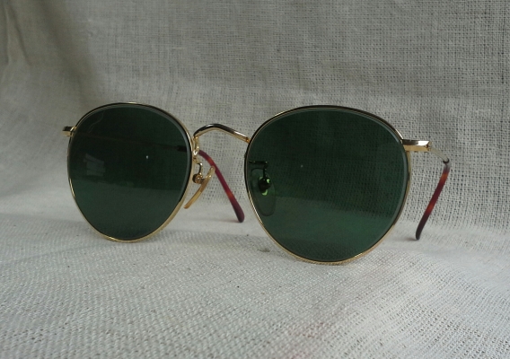 แว่นตาวินเทจเจแปนิชสายพันธุ์ปาริเซียน ยุค &#039;90s  &#039;หยดน้ำ จอห์น เลนนอน&#039;  Vintage St.DENVER Paris handmade in Japan