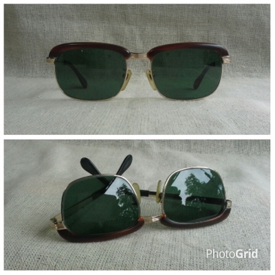 แว่นตาเยอรมันโกลด์ฟิลด์ ยุค &#039;60s  โมเดล &#039;คลับมาสเตอร์&#039; ที่งดงามล้ำค่าที่สุด  Vintage WAAGE handmade in Germany  12K