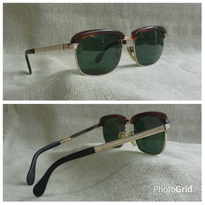 แว่นตาเยอรมันโกลด์ฟิลด์ ยุค &#039;60s  โมเดล &#039;คลับมาสเตอร์&#039; ที่งดงามล้ำค่าที่สุด  Vintage WAAGE handmade in Germany  12K