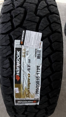 ขายยางใหม่ปี17 hankook rf10 265/70r16 สนใจติดต่อ ตาเล็ก ล้อและยางครับ 081-3747940