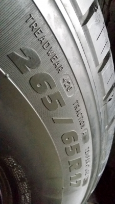 ล้อกระทะขอบ17 6รู139.7 พร้อมยางมิชลิน 265/65R17 ล้อกระทะขอบ17 6รู139.7 พร้อมยางมิชลิน 265/65R17