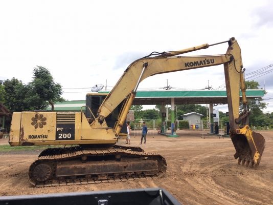Komatsu Pc200-5 รถพร้อมใช้เครื่องดี ช่วงล่างพอใช้ แอร์เย็น