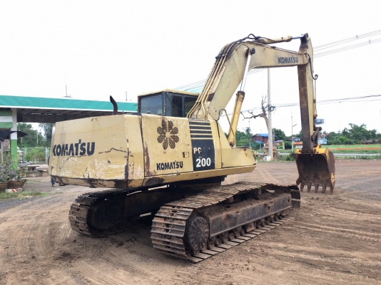 Komatsu Pc200-5 รถพร้อมใช้เครื่องดี ช่วงล่างพอใช้ แอร์เย็น