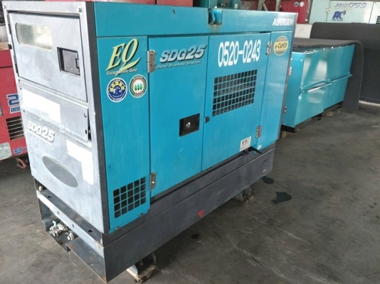 SDG25S-เครื่อง ปั่นไฟ มือ สอง Airman EQ ขนาด generator 20/25kva. Diesel Engine by OEK