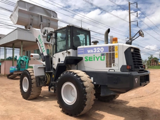 ขายรถตักล้อยาง KOMATSU WA320-6 ปี 2012 รถนอกนำเข้าจากญี่ปุ่น สภาพสวยพร้อมใช้ มีVDOการทำงานครับ