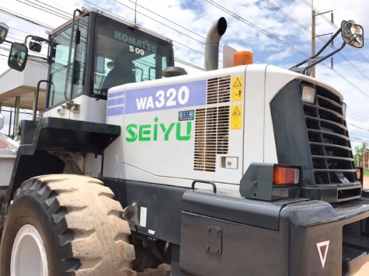 ขายรถตักล้อยาง KOMATSU WA320-6 ปี 2012 รถนอกนำเข้าจากญี่ปุ่น สภาพสวยพร้อมใช้ มีVDOการทำงานครับ