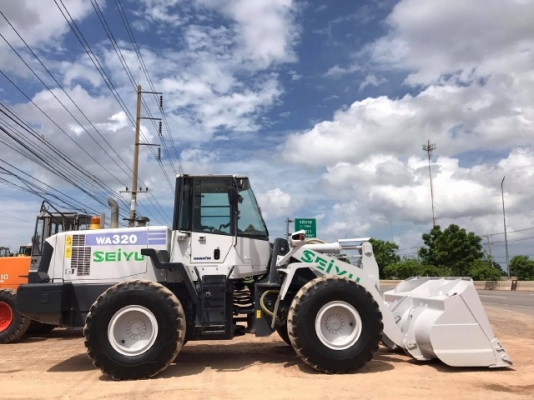 ขายรถตักล้อยาง KOMATSU WA320-6 ปี 2012 รถนอกนำเข้าจากญี่ปุ่น สภาพสวยพร้อมใช้ มีVDOการทำงานครับ