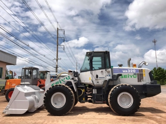 ขายรถตักล้อยาง KOMATSU WA320-6 ปี 2012 รถนอกนำเข้าจากญี่ปุ่น สภาพสวยพร้อมใช้ มีVDOการทำงานครับ