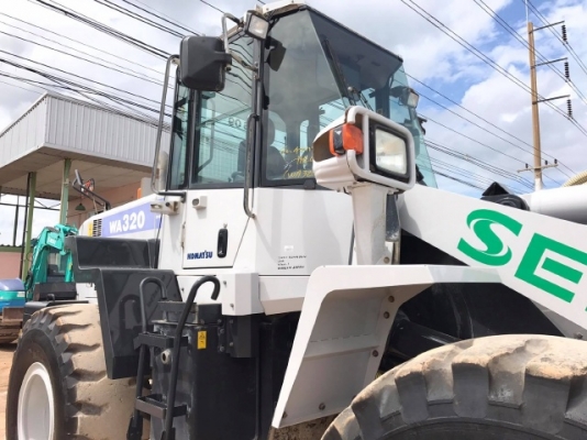 ขายรถตักล้อยาง KOMATSU WA320-6 ปี 2012 รถนอกนำเข้าจากญี่ปุ่น สภาพสวยพร้อมใช้ มีVDOการทำงานครับ