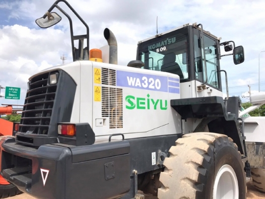 ขายรถตักล้อยาง KOMATSU WA320-6 ปี 2012 รถนอกนำเข้าจากญี่ปุ่น สภาพสวยพร้อมใช้ มีVDOการทำงานครับ